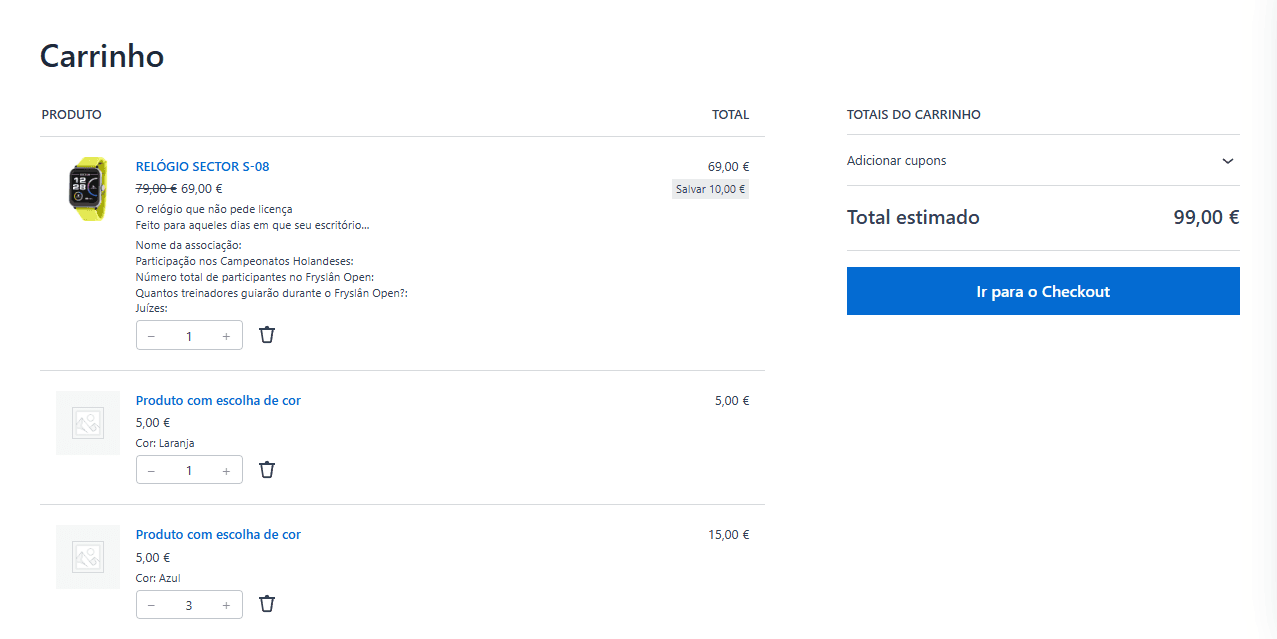 Cart fully translated