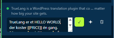 Edit and save